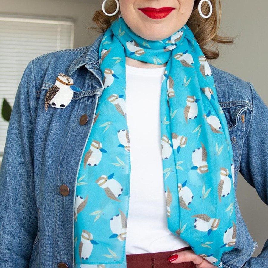 Erstwilder Scarves | Kallista The Kookaburra Neck Scarf