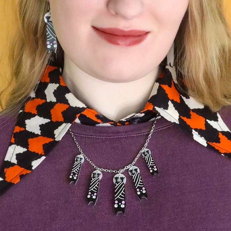 Erstwilder Necklaces | Halloween Hang-Up Bat Necklace