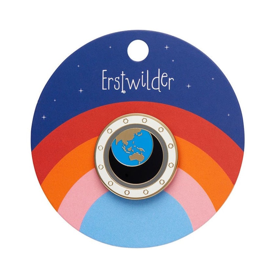 Erstwilder Enamel Pins | Tiny Blue Dot Enamel Pin