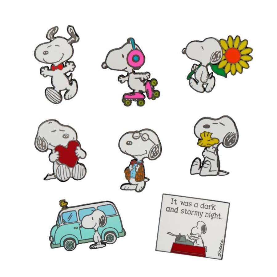 Erstwilder Enamel Pins | 8 Piece Peanuts Enamel Pin Set