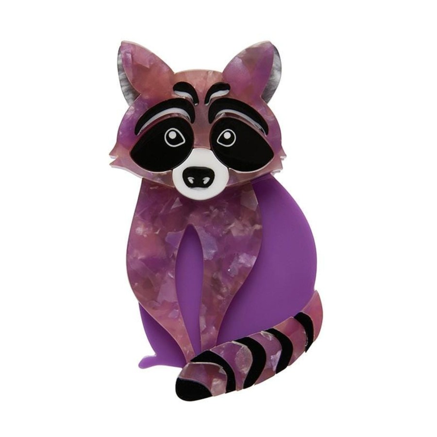 Erstwilder Brooches | Rocket'S Riot Raccoon Brooch