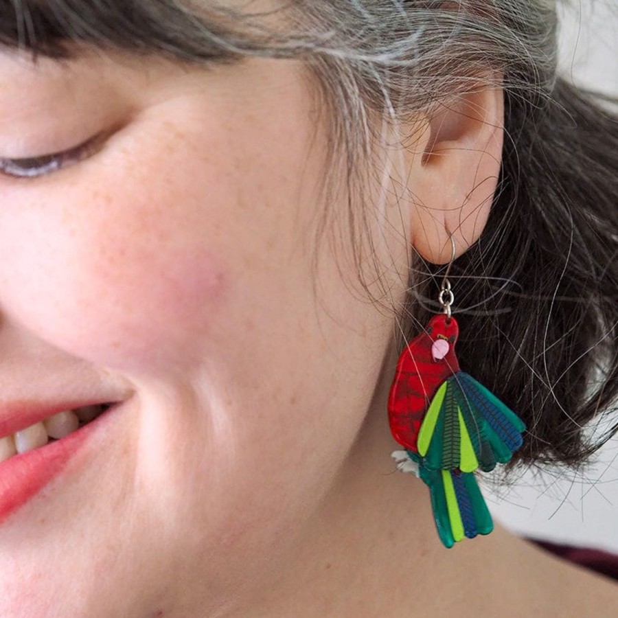 Erstwilder Earrings | Scarlet Sovereign Earrings