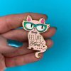 Erstwilder Enamel Pins | Feline Fine Enamel Pin