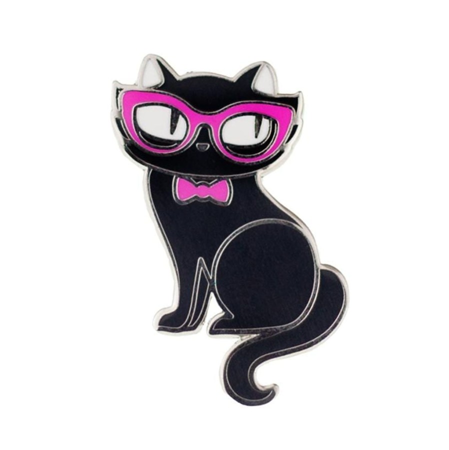 Erstwilder Enamel Pins | Elissa The Indie Cat Enamel Pin