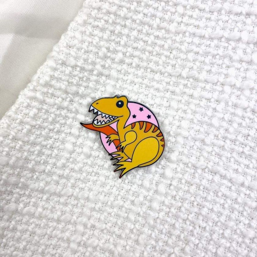 Erstwilder Enamel Pins | Rex The Tyrant King Enamel Pin