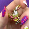 Erstwilder Enamel Pins | The White Rabbit Announces Enamel Pin