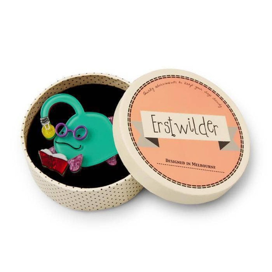 Erstwilder Brooches | Bright-Eyed Bibliophile Brooch