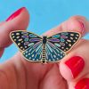 Erstwilder Enamel Pins | Set Yourself Free Butterfly Enamel Pin