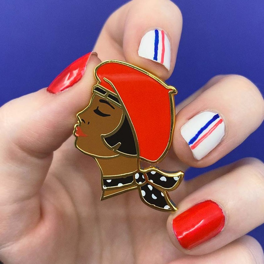 Erstwilder Enamel Pins | Tres Chic Enamel Pin - Red