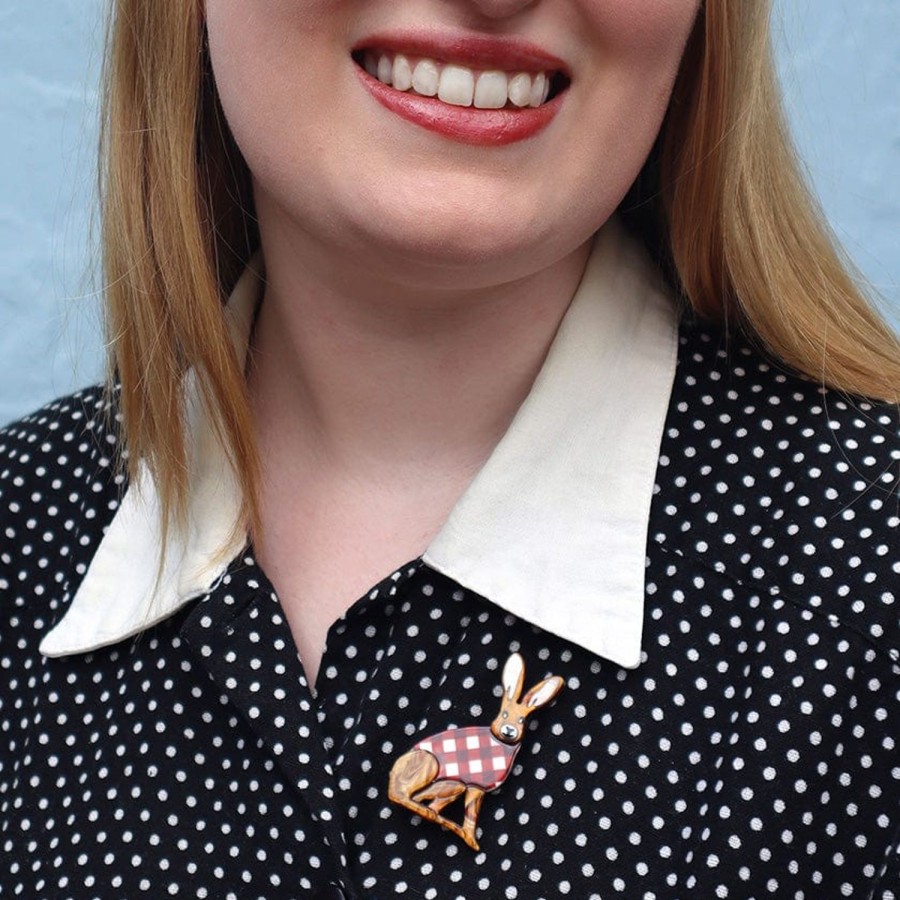 Erstwilder Brooches | A Hare'S Breadth Brooch