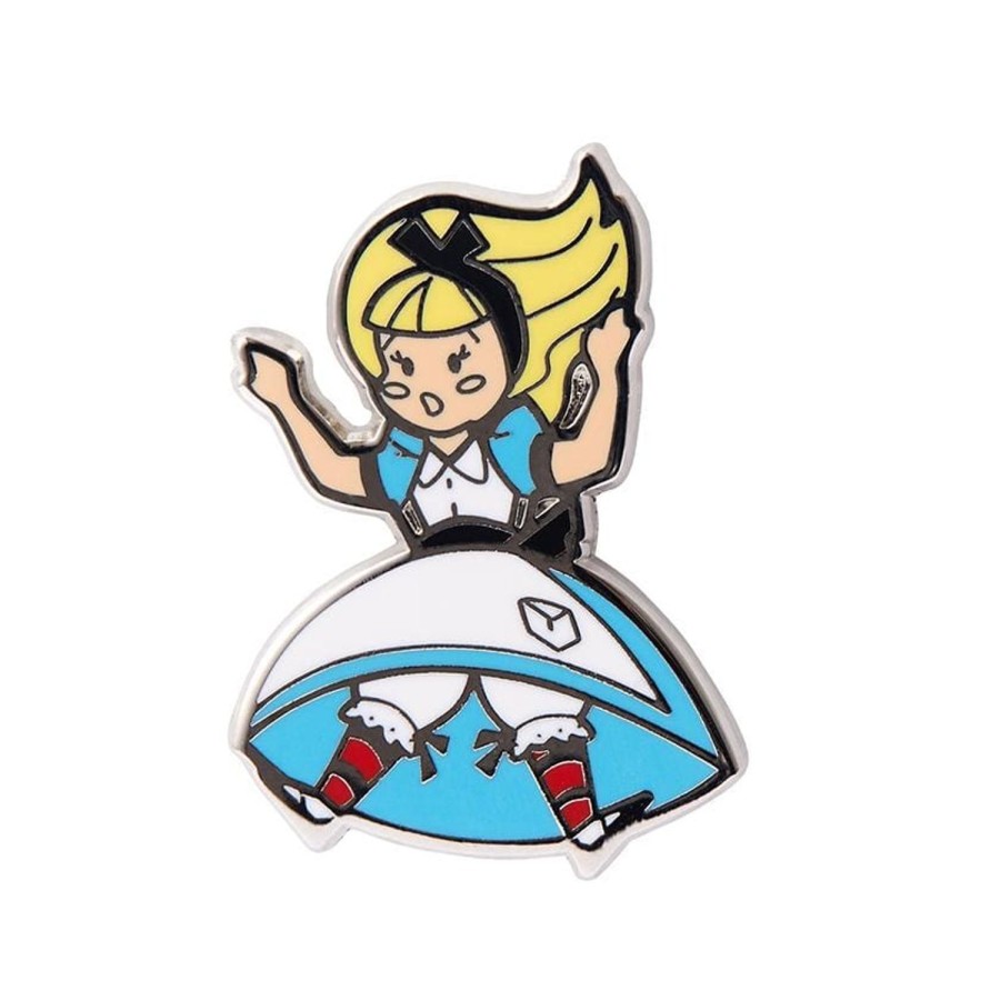 Erstwilder Enamel Pins | Alice Down The Rabbit Hole Enamel Pin