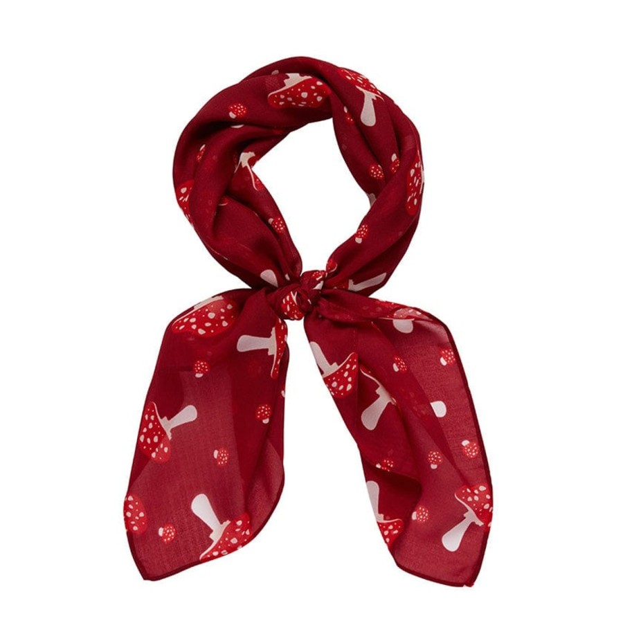 Erstwilder Scarves | Well Spotted Head Scarf Red