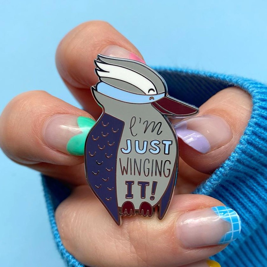 Erstwilder Enamel Pins | Just Winging It Enamel Pin