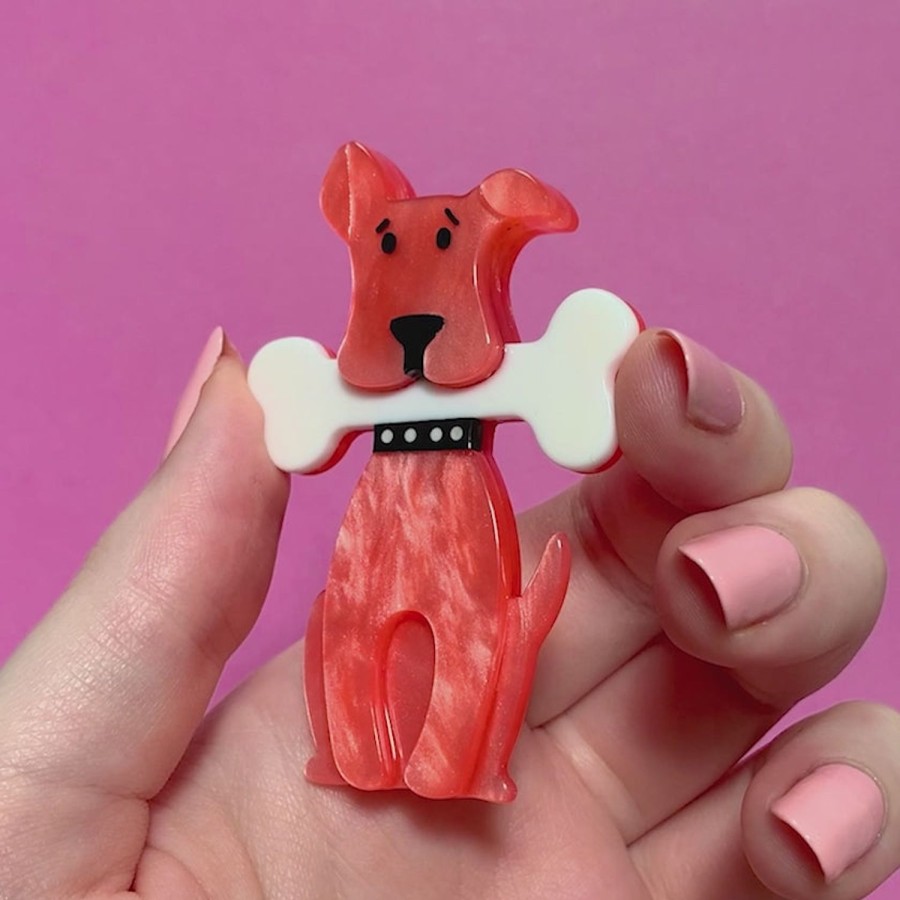 Erstwilder Brooches | Tuffy'S Puppy Treat Brooch