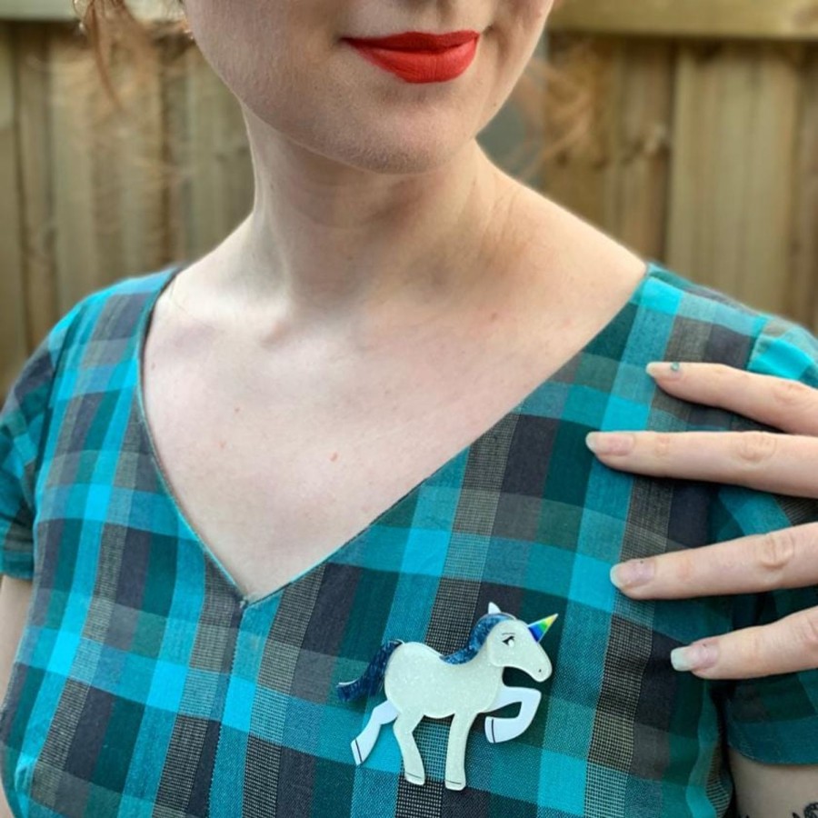 Erstwilder Brooches | Ula The Unicorn Brooch