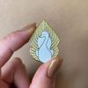 Erstwilder Enamel Pins | On White Wings Enamel Pin