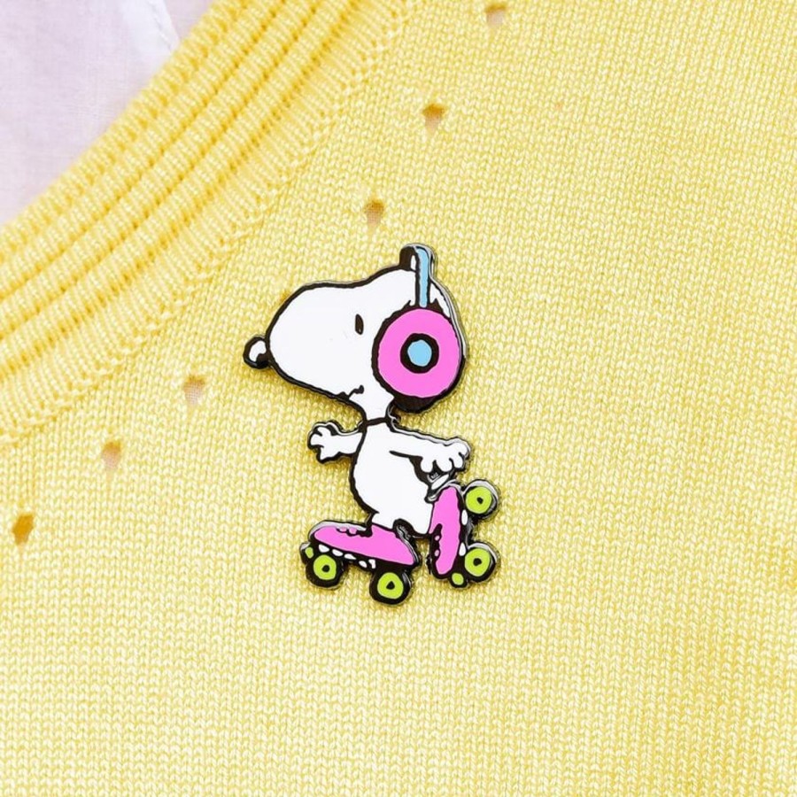 Erstwilder Enamel Pins | Snoopy On Skates Enamel Pin