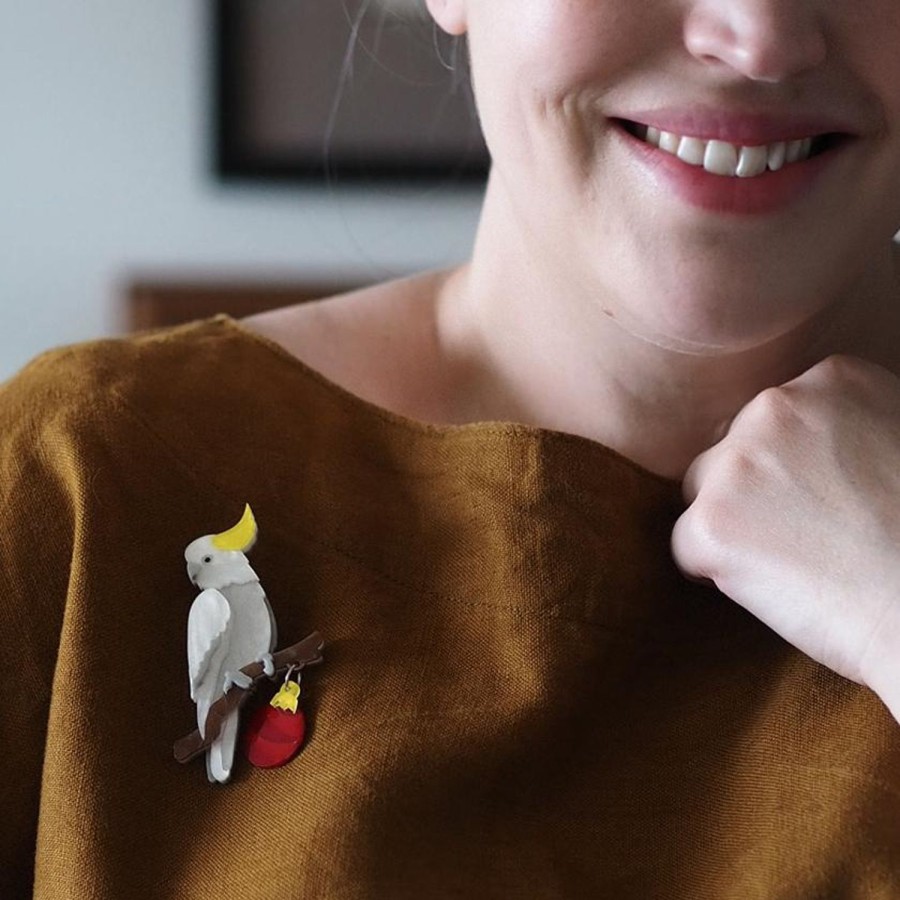 Erstwilder Brooches | A Chatty Christmas Brooch