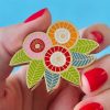 Erstwilder Enamel Pins | Brilliant Blossoms Flowering Gum Enamel Pin