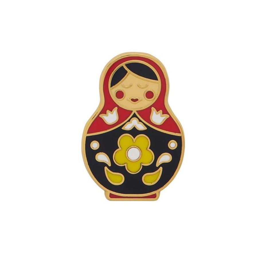 Erstwilder Enamel Pins | Matryoshka Memories Medium Enamel Pin