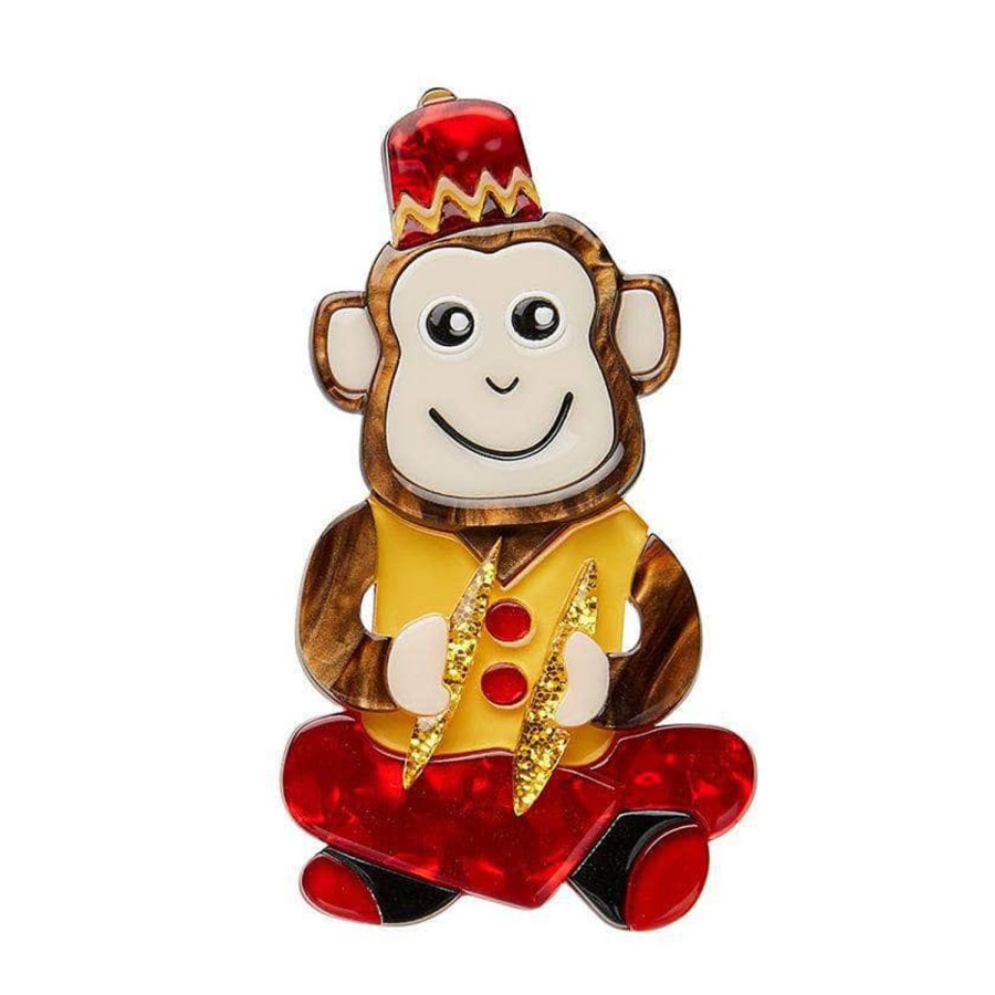 Erstwilder Brooches | Charley Chimp Brooch