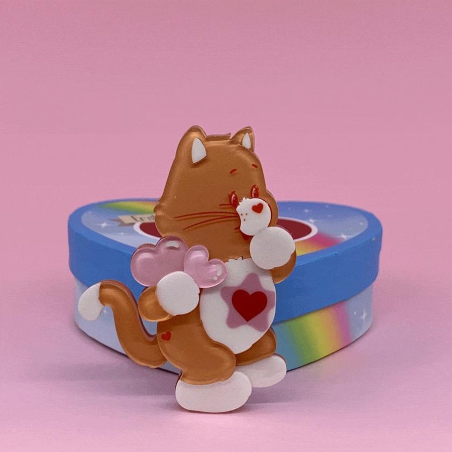 Erstwilder Brooches | Proud Heart Cat Brooch