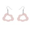 Erstwilder Essential Earrings | Cloud Glitter Resin Drop Earrings - Pink