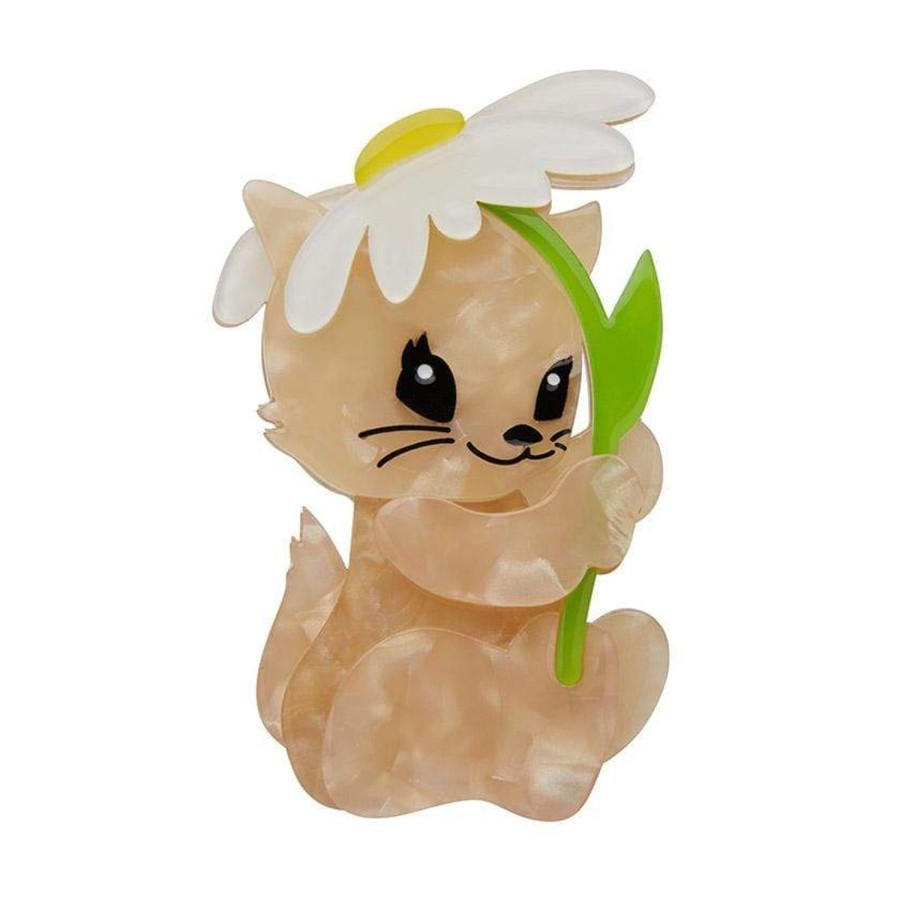 Erstwilder Brooches | Spring Kitten Brooch