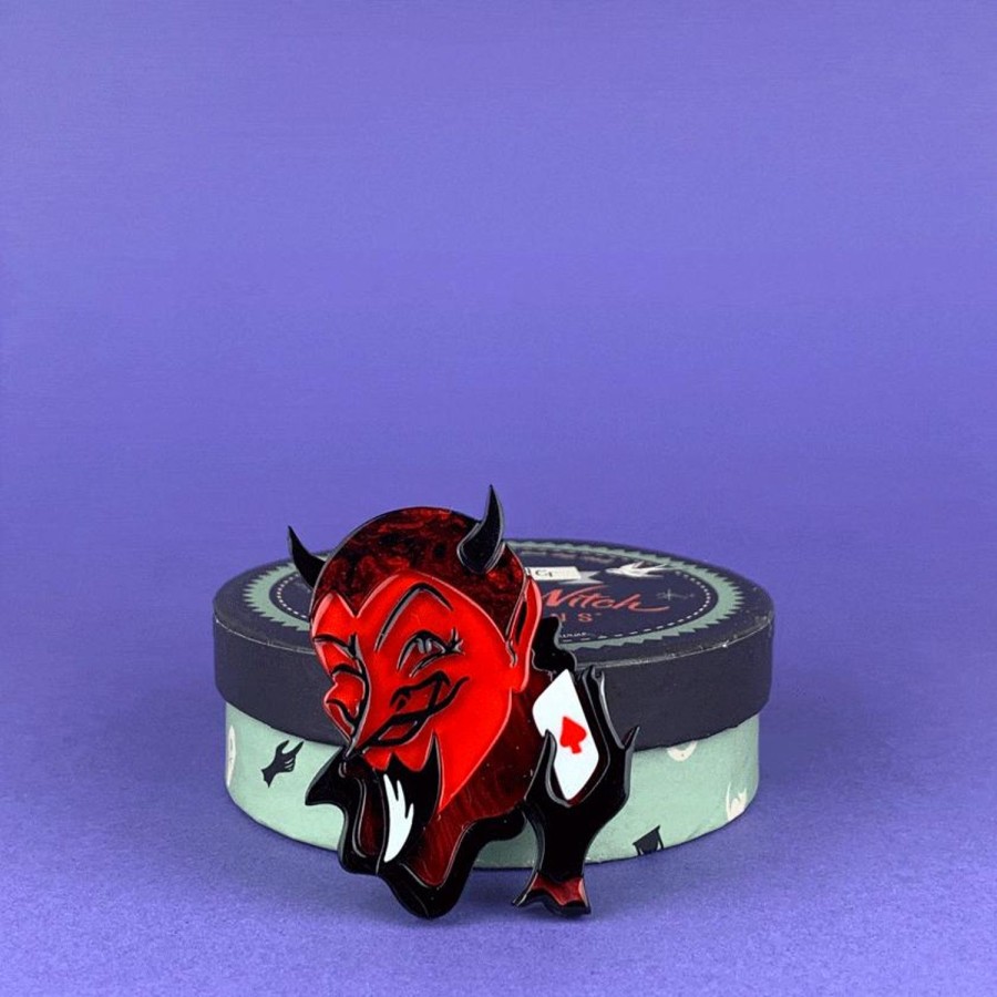 Erstwilder Brooches | Deal With The Devil Brooch