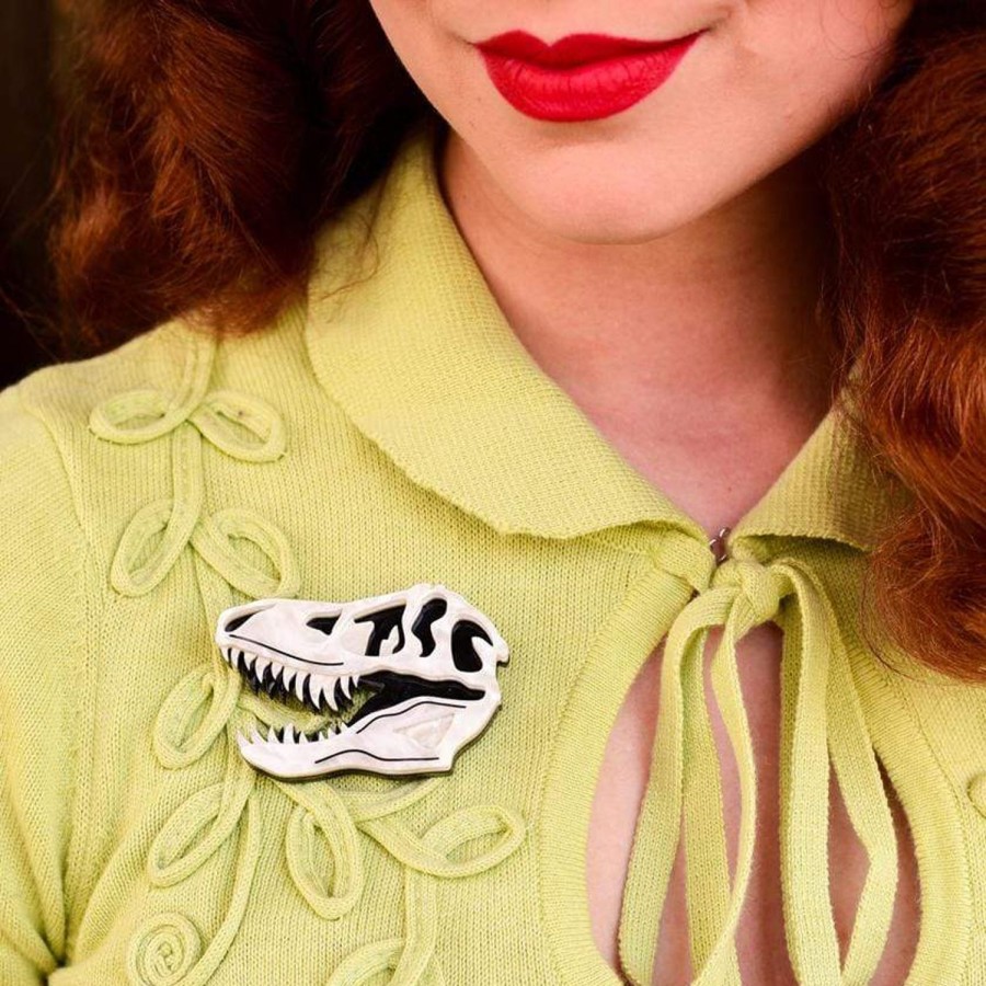 Erstwilder Brooches | Bad To The Bone Brooch