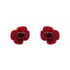 Erstwilder Earrings | Remembrance Poppy Stud Earrings