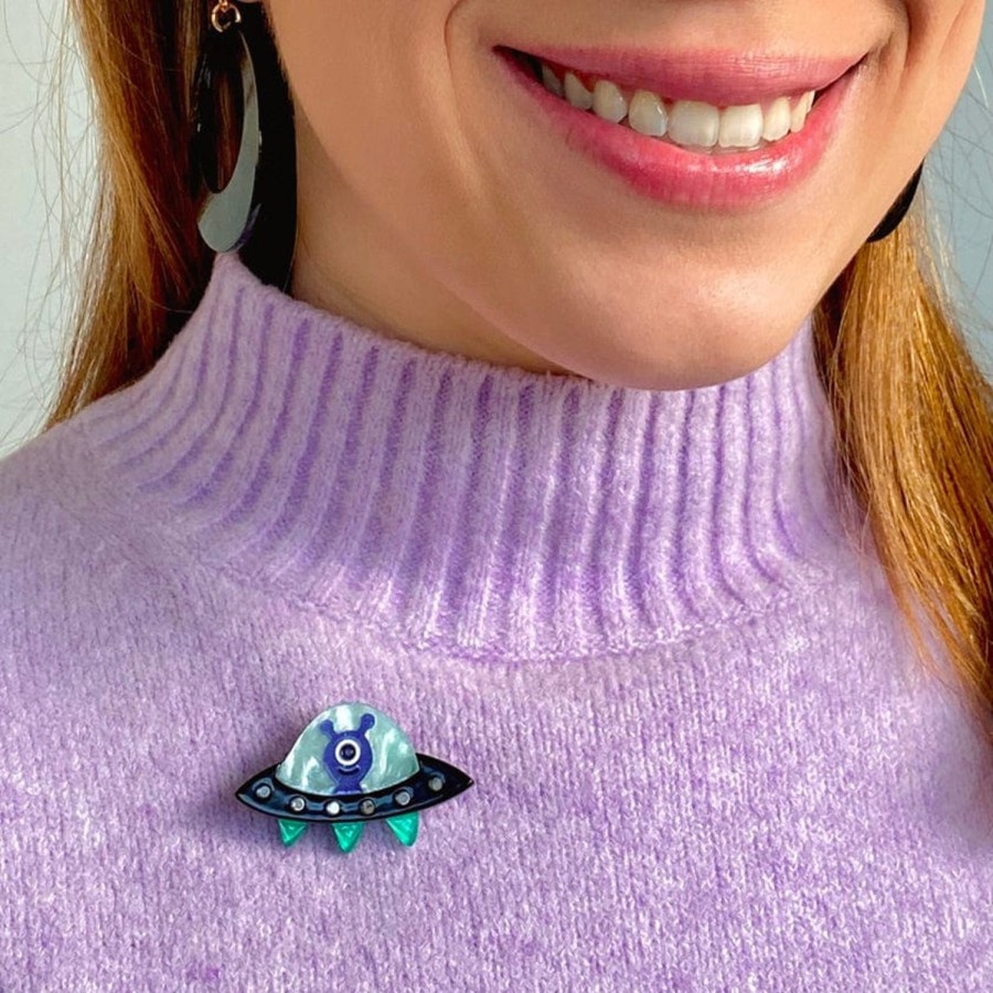 Erstwilder Brooches | Close Encounter Mini Brooch