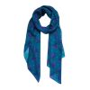 Erstwilder Scarves | Le Peacock Royal Large Neck Scarf