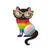 Erstwilder Brooches | Elissa The Rainbow Cat Brooch