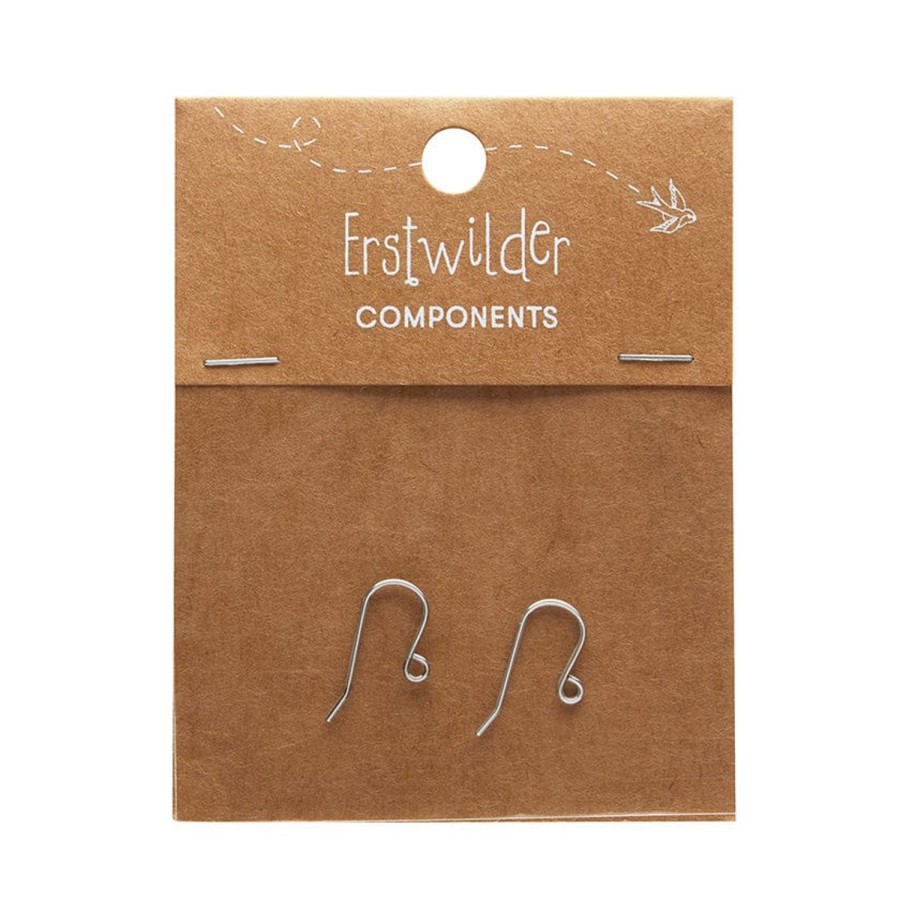 Erstwilder Components | Earring Hooks (Steel) - 1 Pair