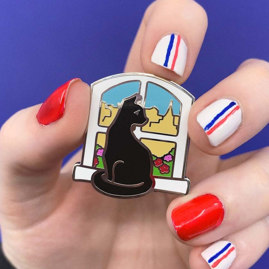 Erstwilder Enamel Pins | Le Chat Le Reveur Enamel Pin