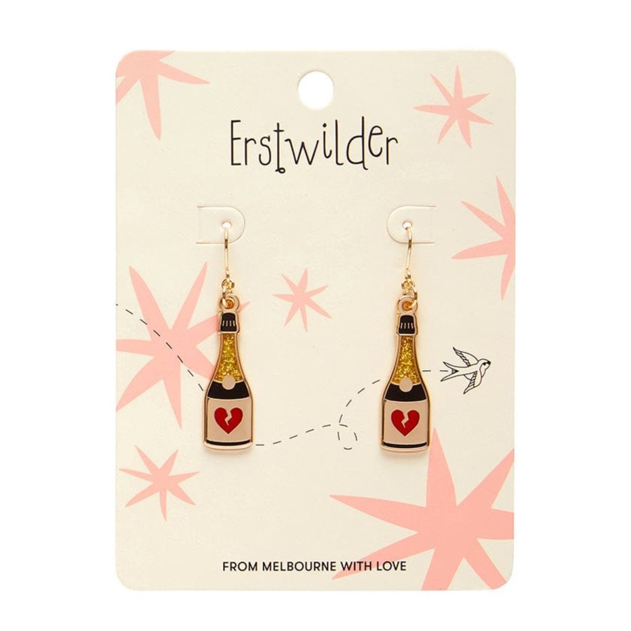 Erstwilder Enamel Earrings | Bubble Trouble Enamel Drop Earrings