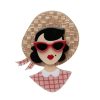 Erstwilder Brooches | Picnic Portrait Brooch