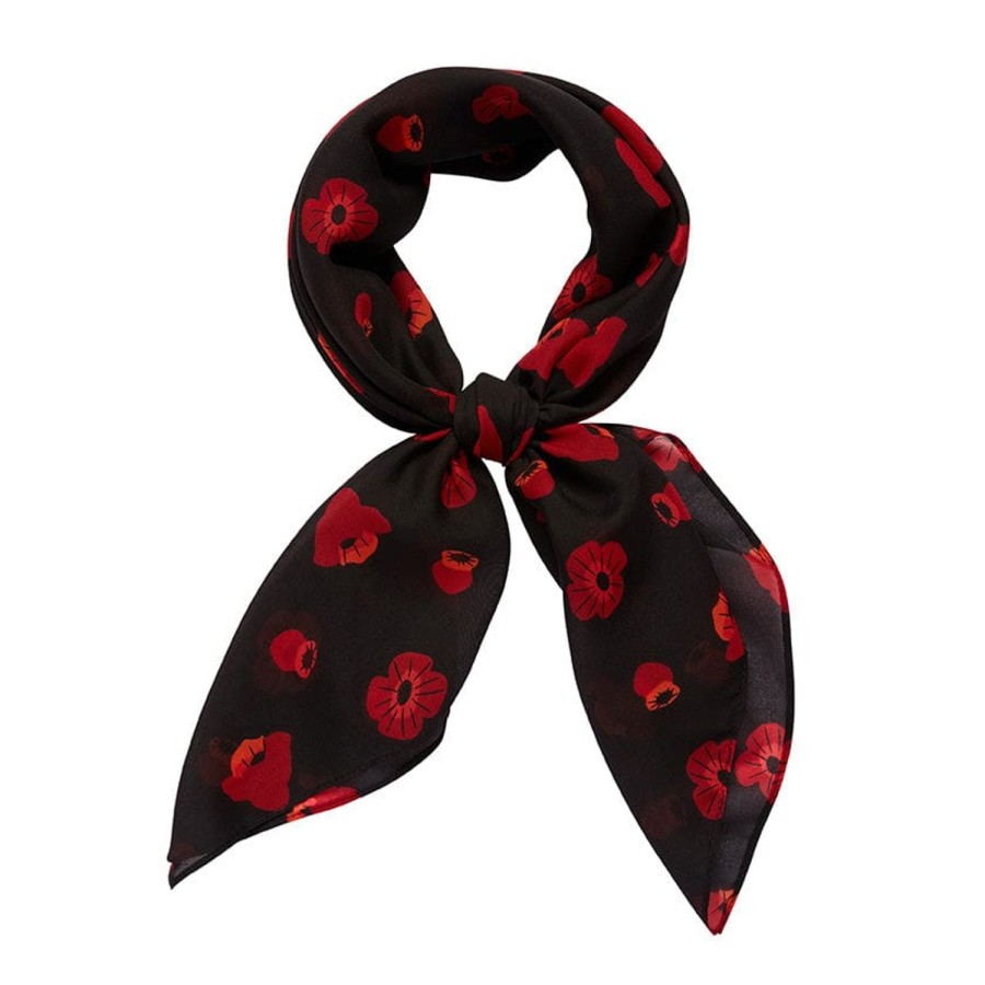 Erstwilder Scarves | Remembrance Poppy Head Scarf