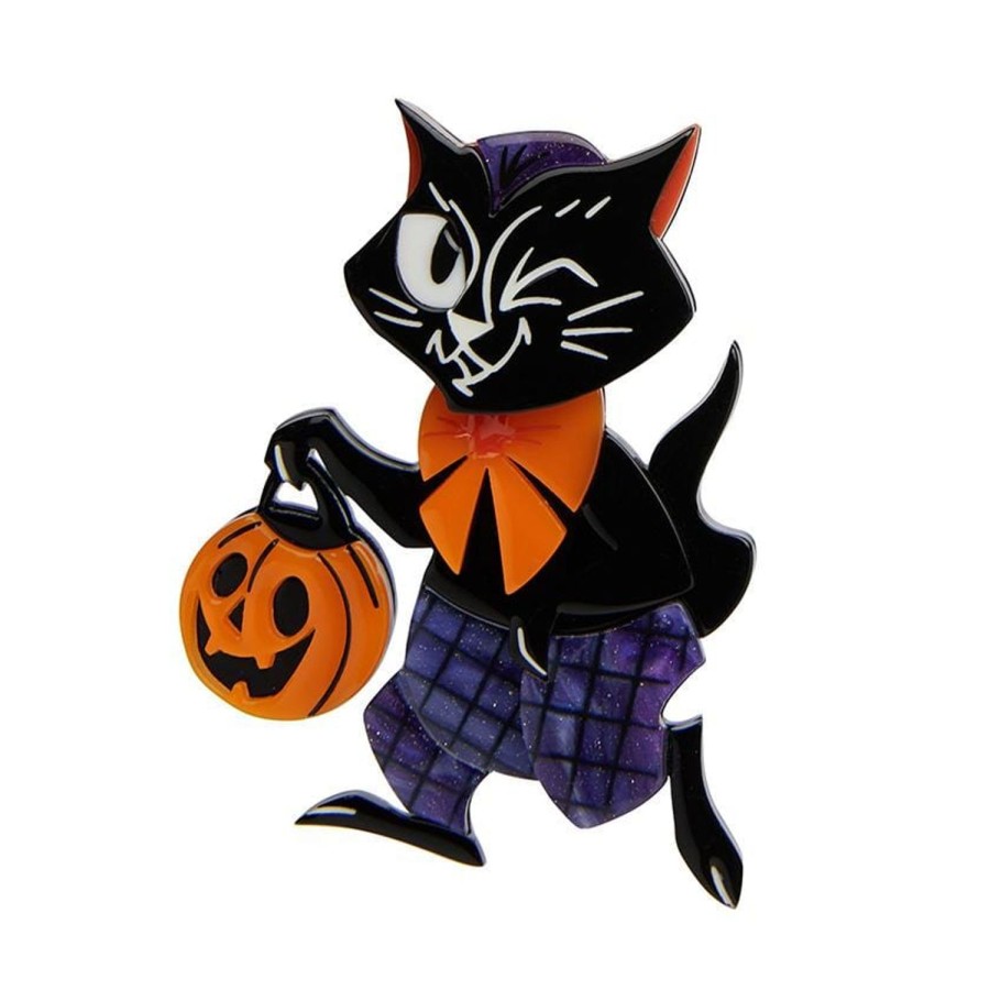 Erstwilder Brooches | Treat Seeker Cat Brooch