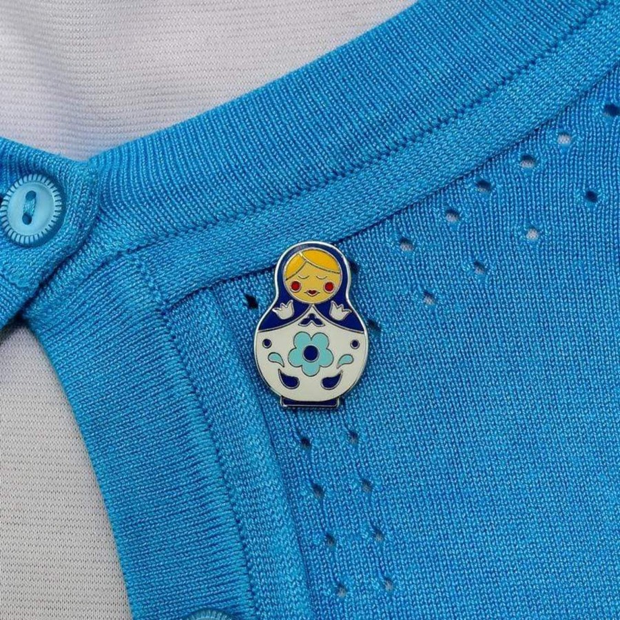 Erstwilder Enamel Pins | Matryoshka Memories Small Enamel Pin