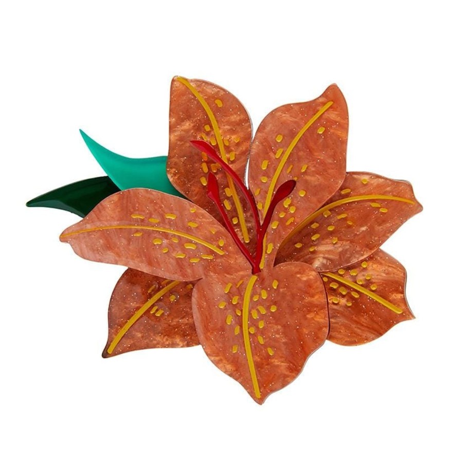 Erstwilder Brooches | Frilly Lily Frond Brooch