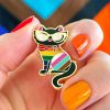 Erstwilder Enamel Pins | Elissa The Rainbow Cat Enamel Pin