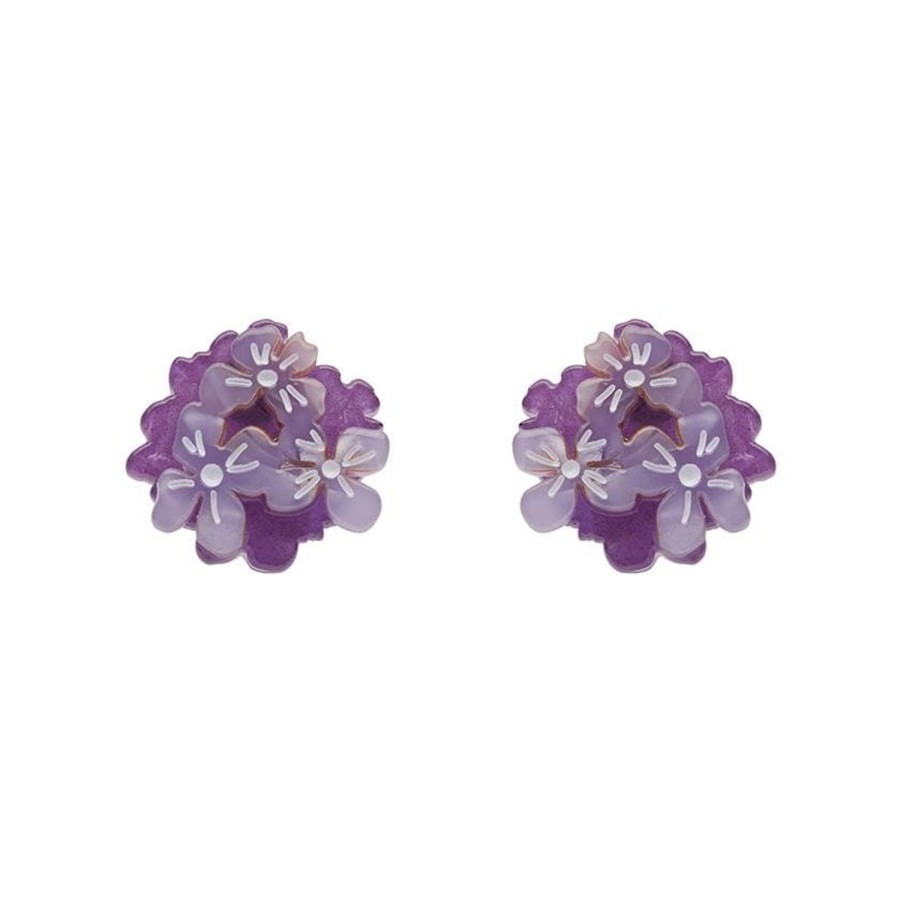 Erstwilder Earrings | Heartfelt Hydrangea Earrings