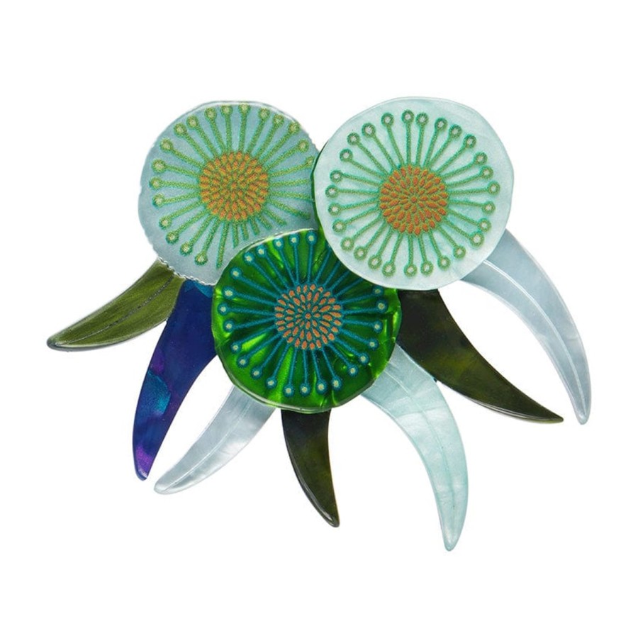 Erstwilder Brooches | Verdant Green Gum Brooch