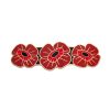 Erstwilder Hair Clips & Claws | Remembrance Poppy Enamel Hair Barrette