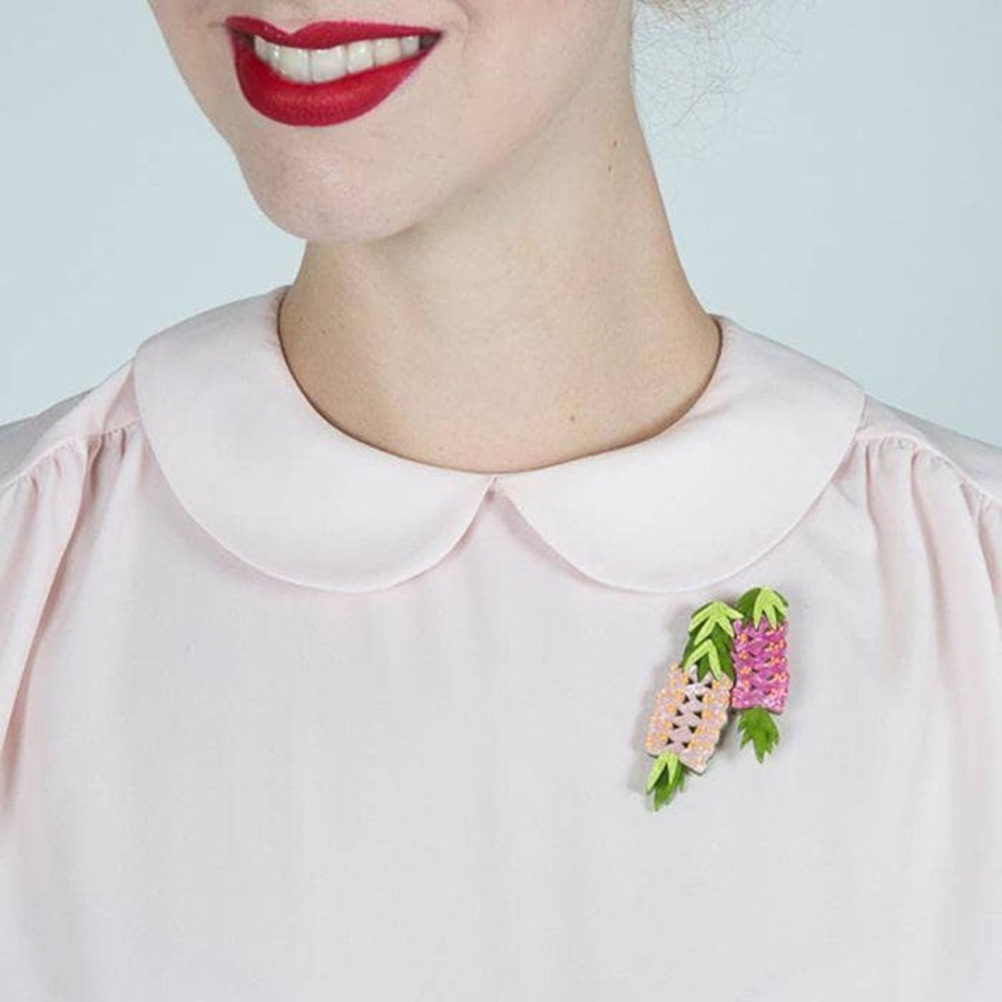 Erstwilder Brooches | Candy Callistemon Brooch