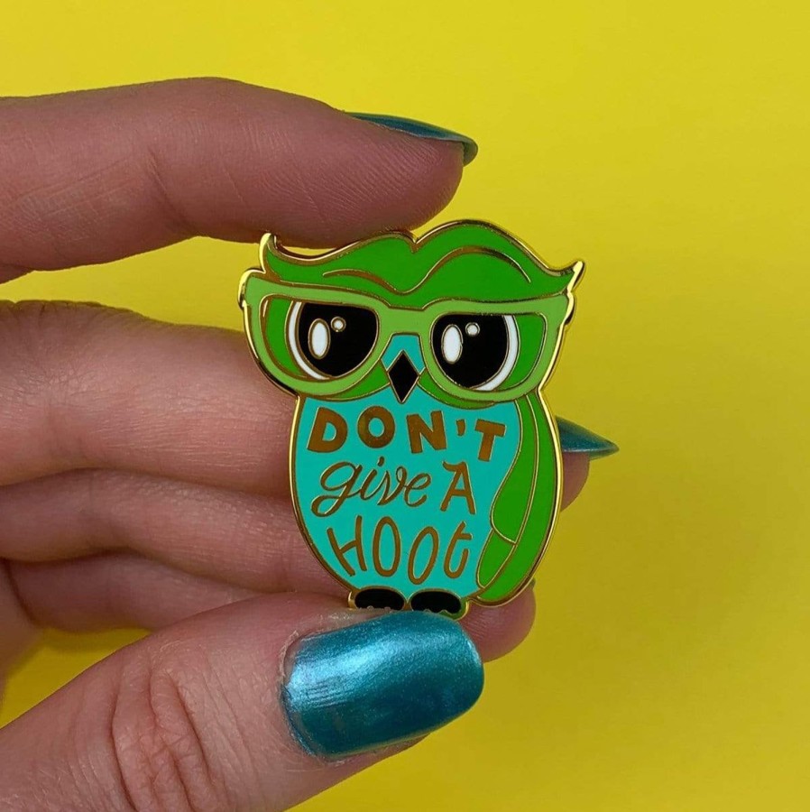 Erstwilder Enamel Pins | Don'T Give A Hoot Enamel Pin