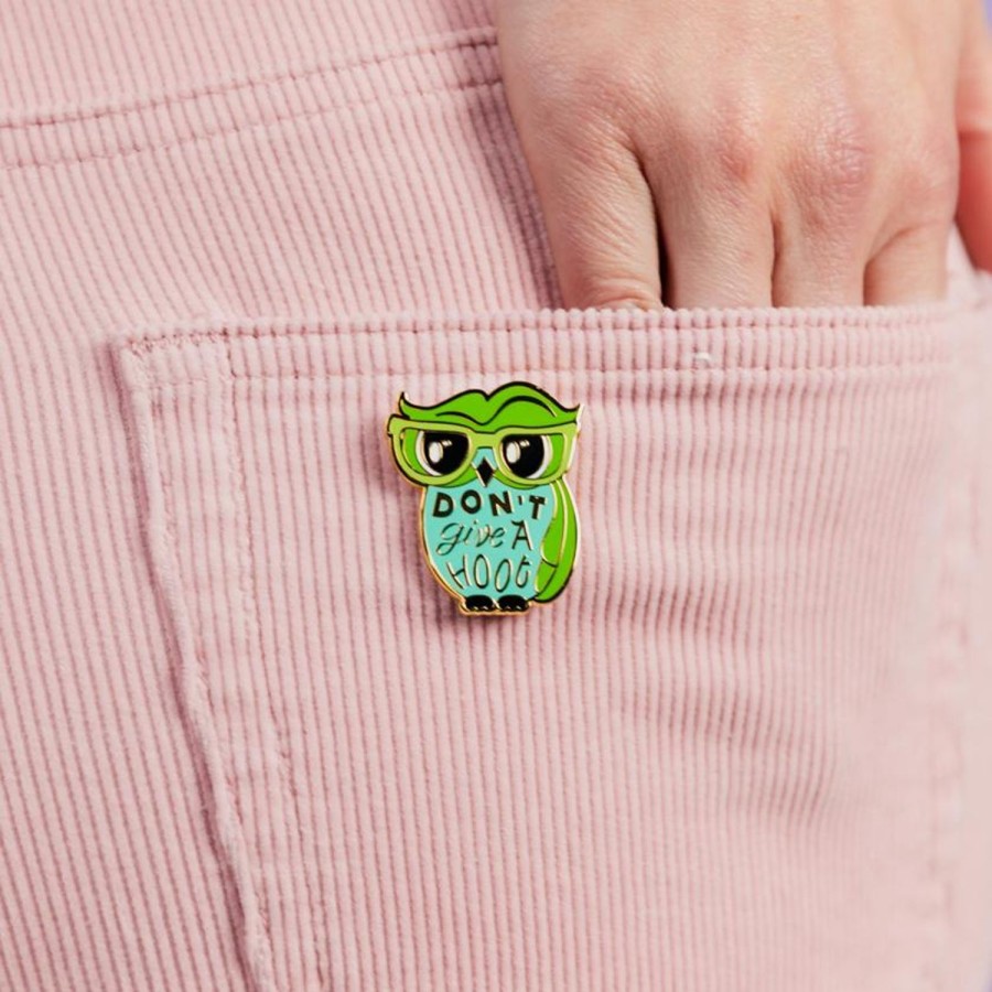 Erstwilder Enamel Pins | Don'T Give A Hoot Enamel Pin