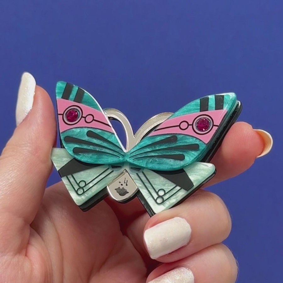 Erstwilder Brooches | Butterfly Sonata Brooch